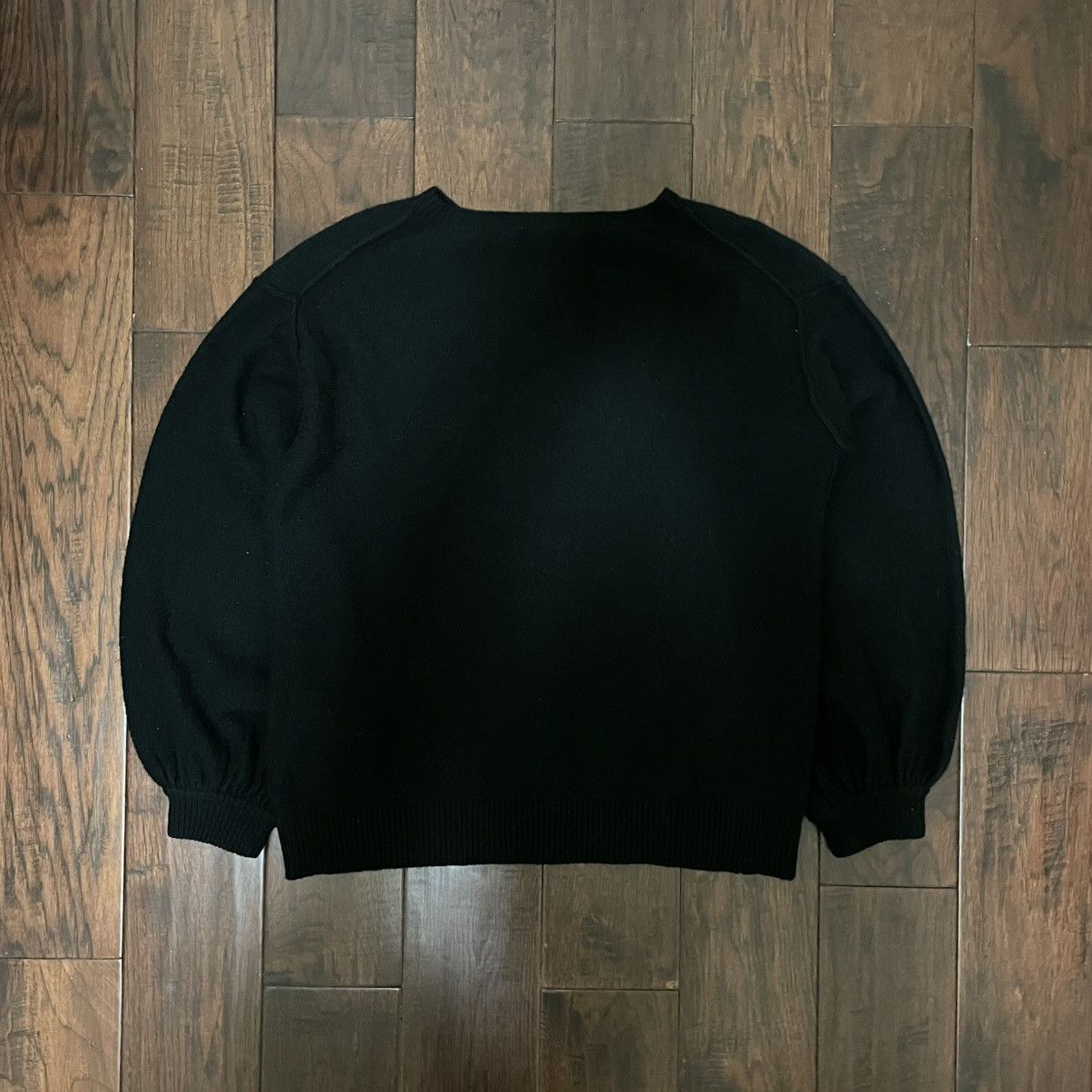 Helmut Lang Helmut Lang Black Sweater Size S / US 4 / IT 40 - 2 Thumbnail