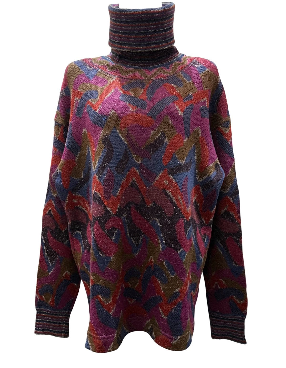 Missoni MISSONI SPORT TURTLENECK KNIT SWEATER Size S / US 4 / IT 40 - 3 Thumbnail
