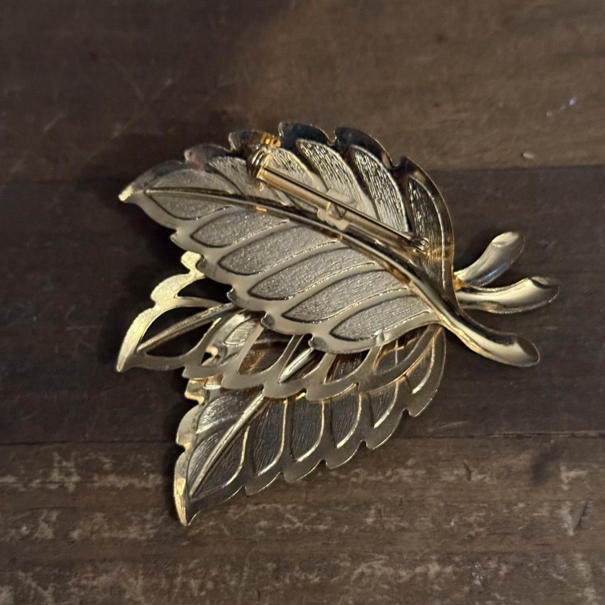 Vintage Vintage Autumn leaves brooch Size ONE SIZE - 3 Thumbnail