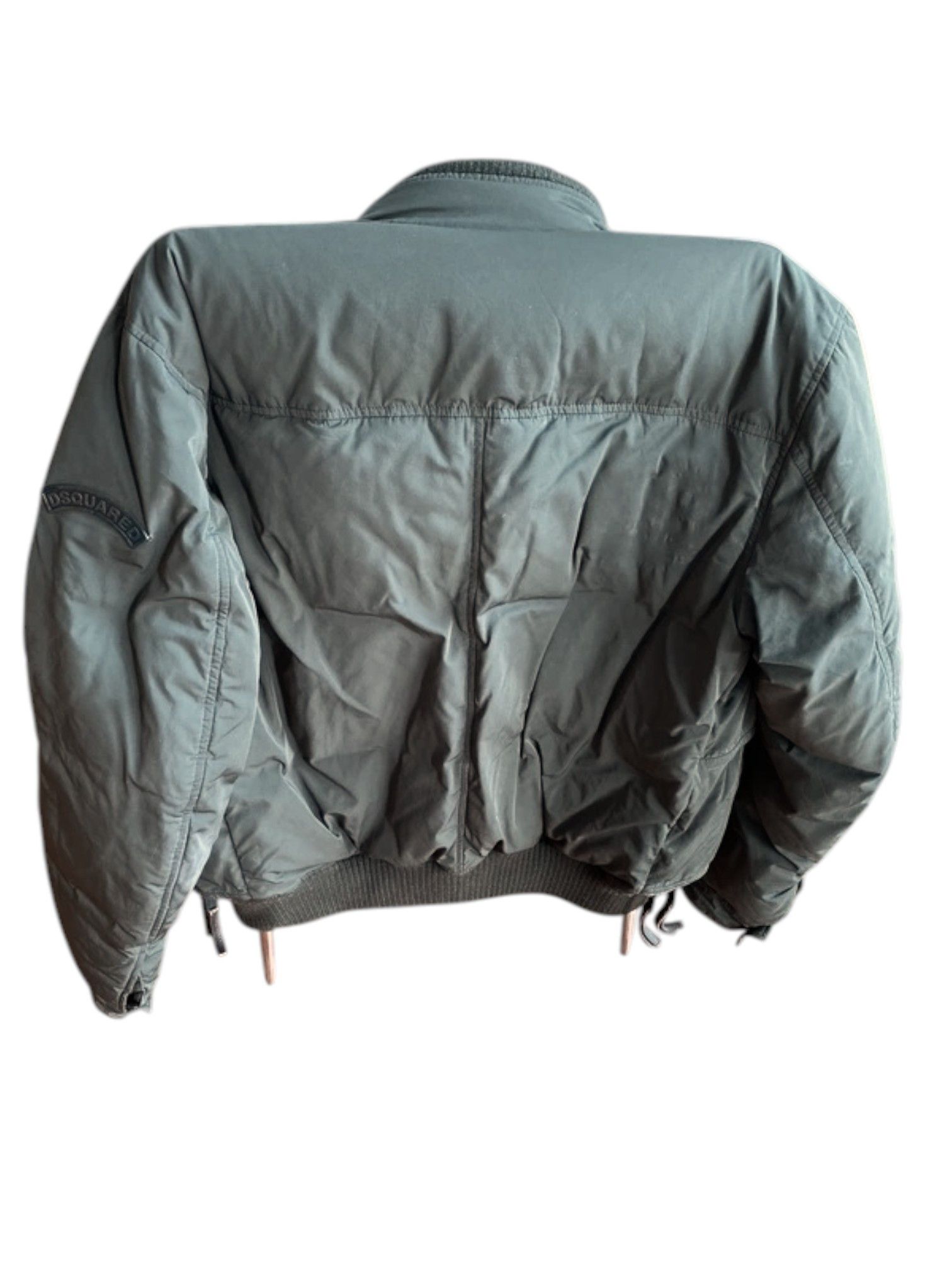 Dsquared2 Dsquared² Army Green Down-Filled Bomber Jacket Patch Logo Size US L / EU 52-54 / 3 - 2 Thumbnail