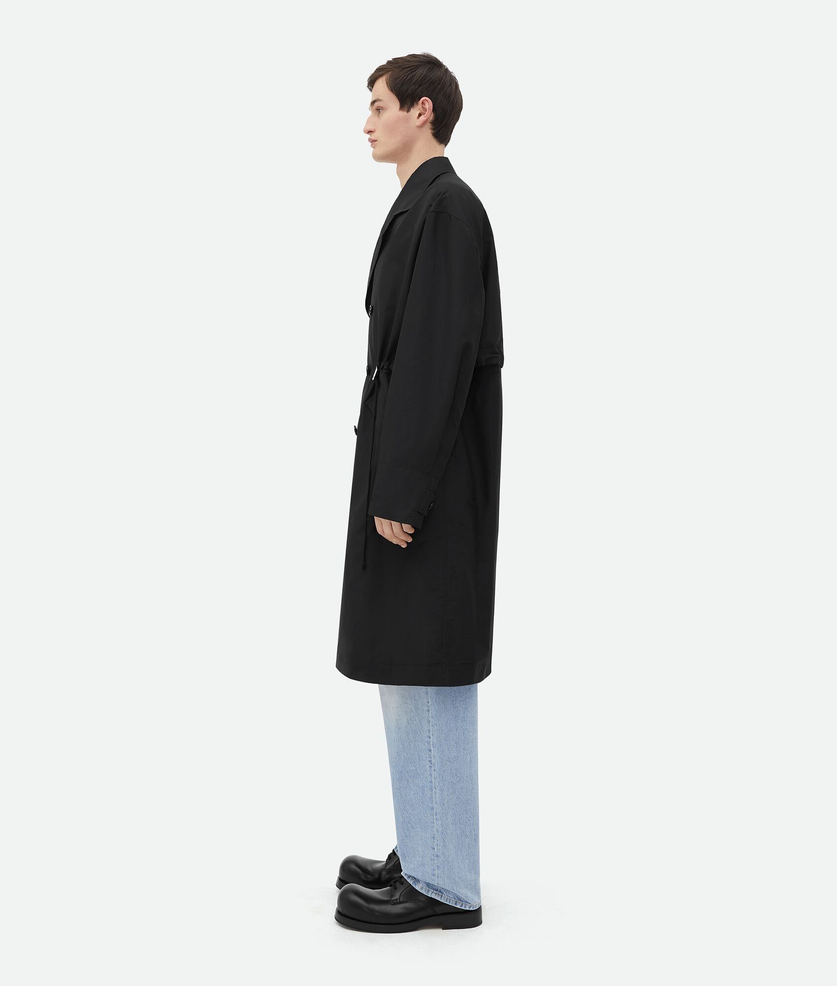 Bottega Veneta o1loc1c0125 735905 Technical Nylon Packable Trench Coat Size US L / EU 52-54 / 3 - 2 Thumbnail