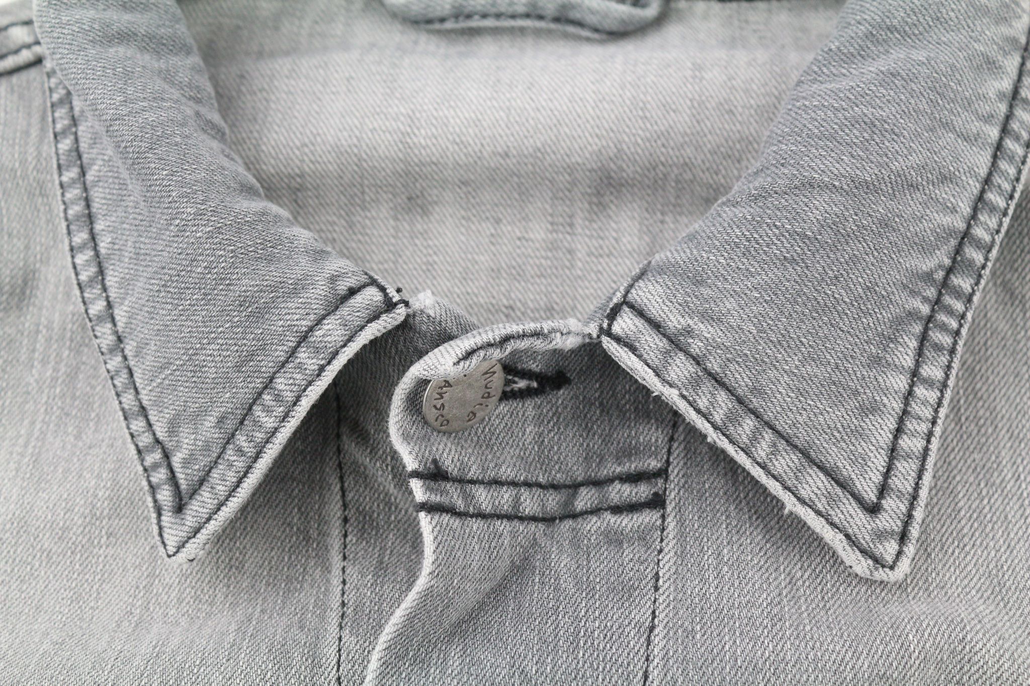 Nudie Jeans TERRY SUNBLEACHED BLACK S Denim Cotton Grey 80789 Size US S / EU 44-46 / 1 - 7 Thumbnail