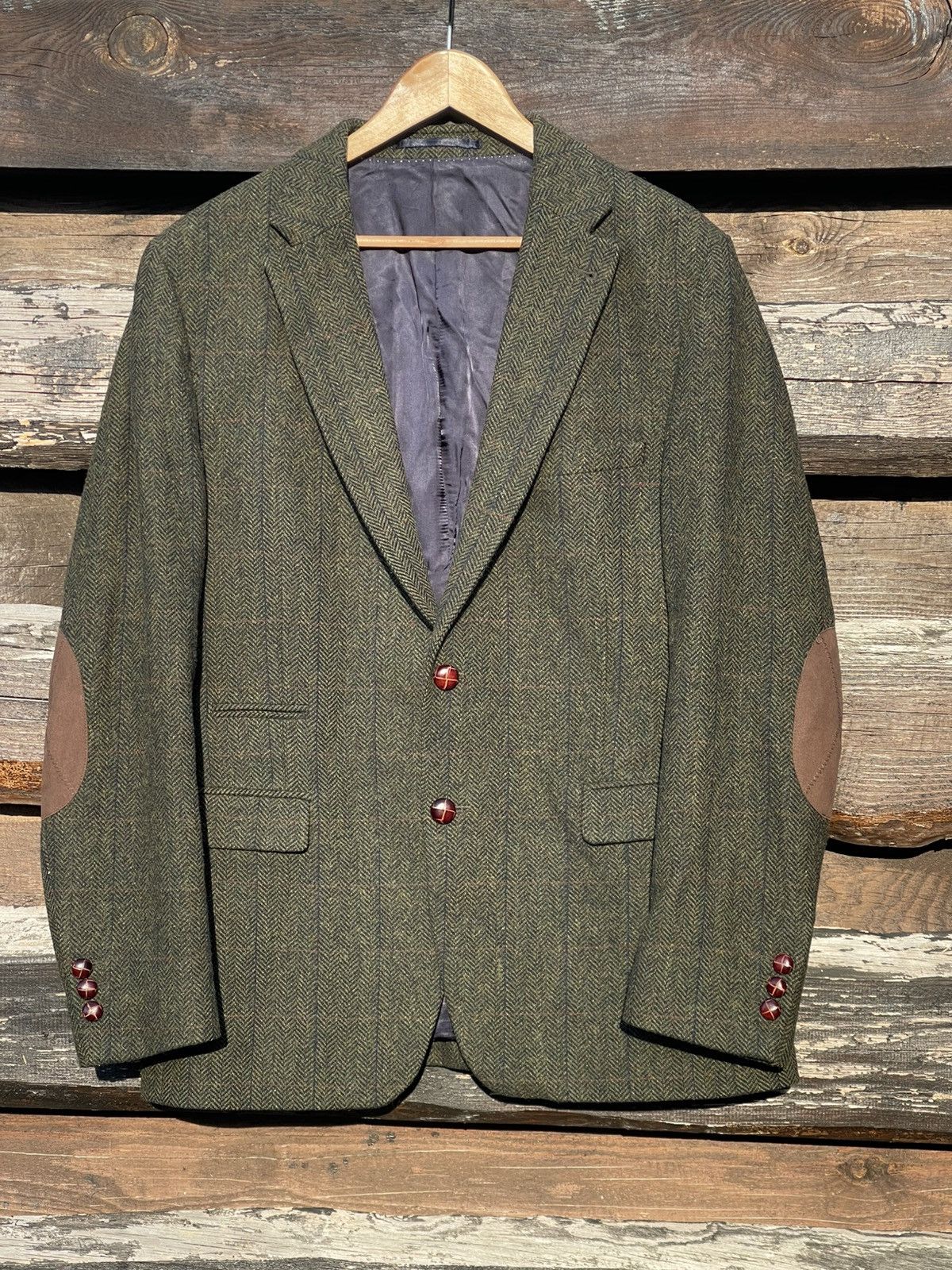 Gant Gant tweed blazer 2 button wool Size 42R - 5 Thumbnail