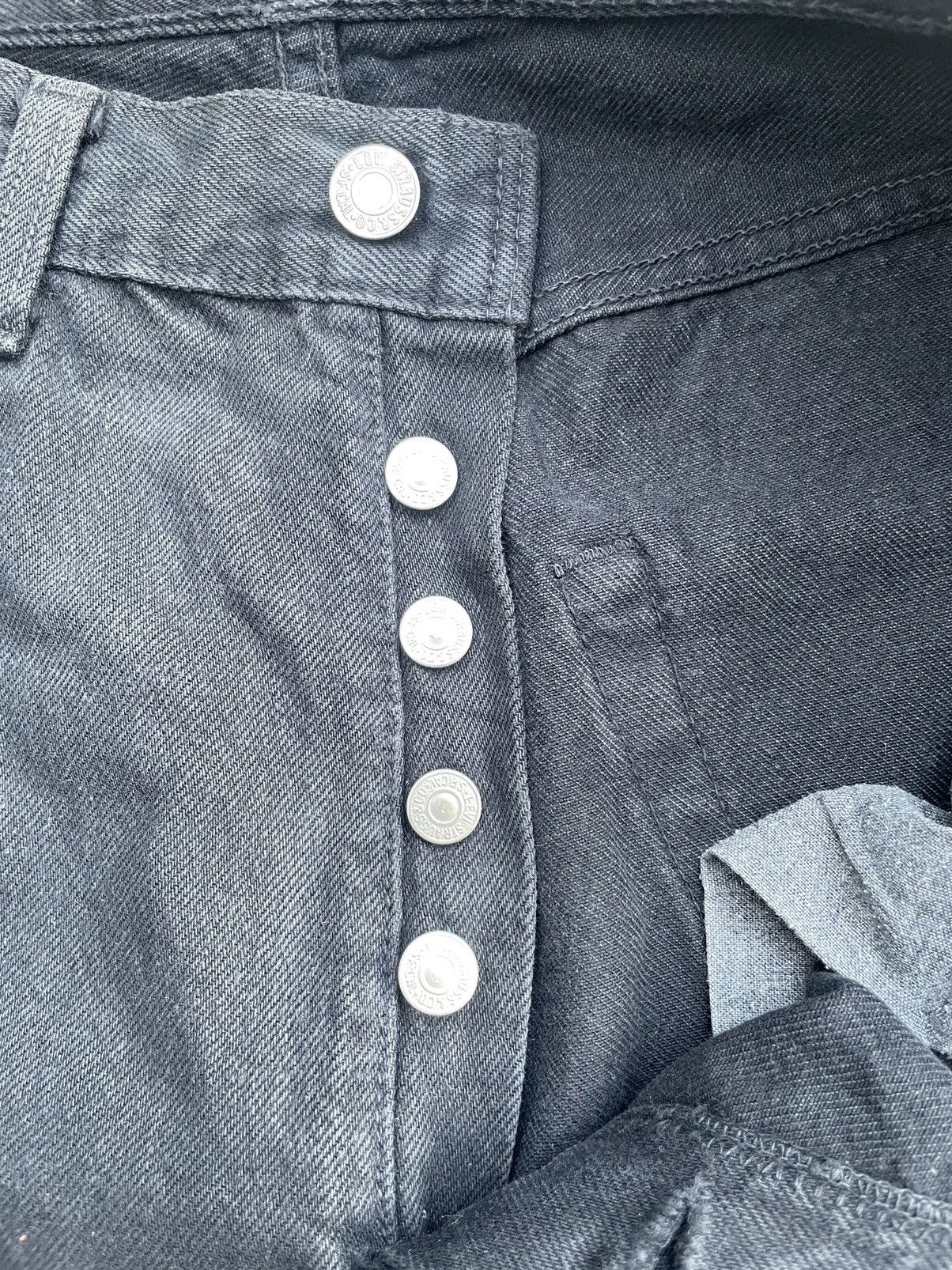 Levi's Vintage 90’s Levis 501 e Black Denim Size US 30 / EU 46 - 18 Thumbnail