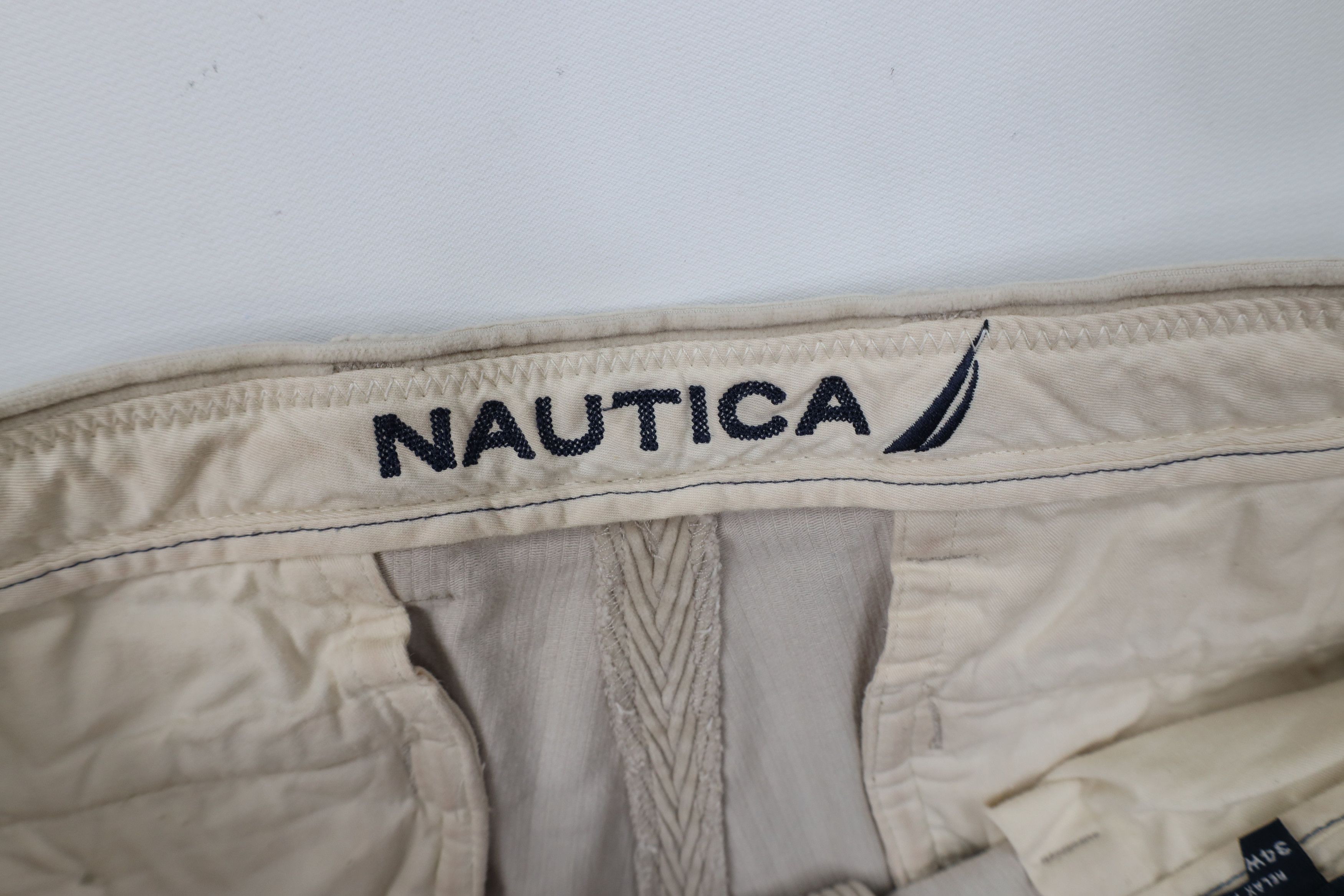 Nautica Vintage 90s Nautica Fit Wide Leg Corduroy Chino Pants Size US 34 / EU 50 - 9 Thumbnail