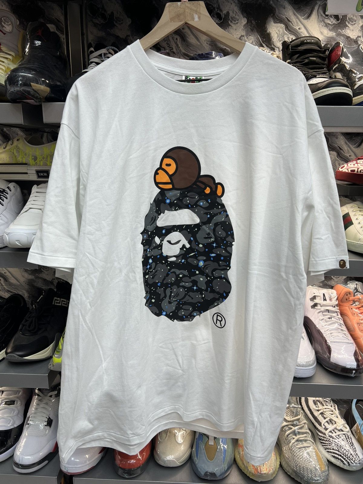 Bape Bape Space Camo Milo On Big Ape Tee Size US XXL / EU 58 / 5 - 1 Thumbnail