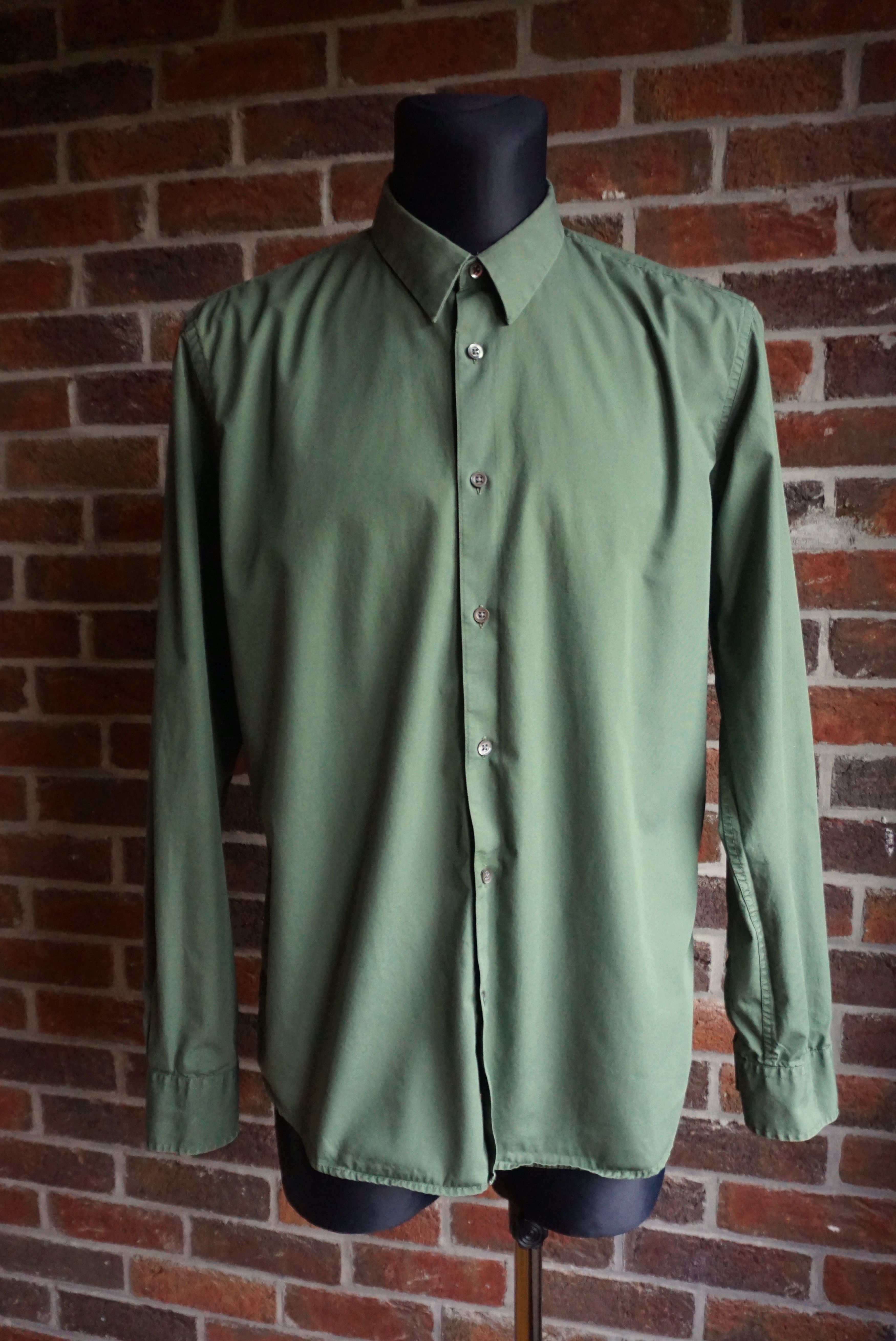 Designer MADS NORGAARD Copenhagen slim fit shirt casual formal smart Size US XL / EU 56 / 4 - 1 Thumbnail