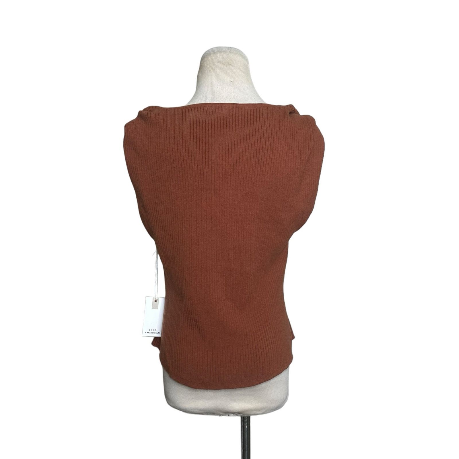 Good American Good American Twisted Strap Knit Tank Top size 5/6 - 2XL Size XXL / US 16-18 / IT 52-54 - 2 Thumbnail