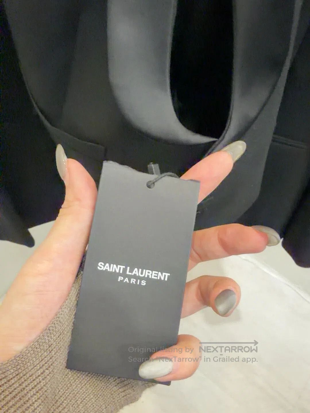 Saint Laurent Paris Saint Laurent Black Smoking Jacket. Size US M / EU 48-50 / 2 - 4 Thumbnail