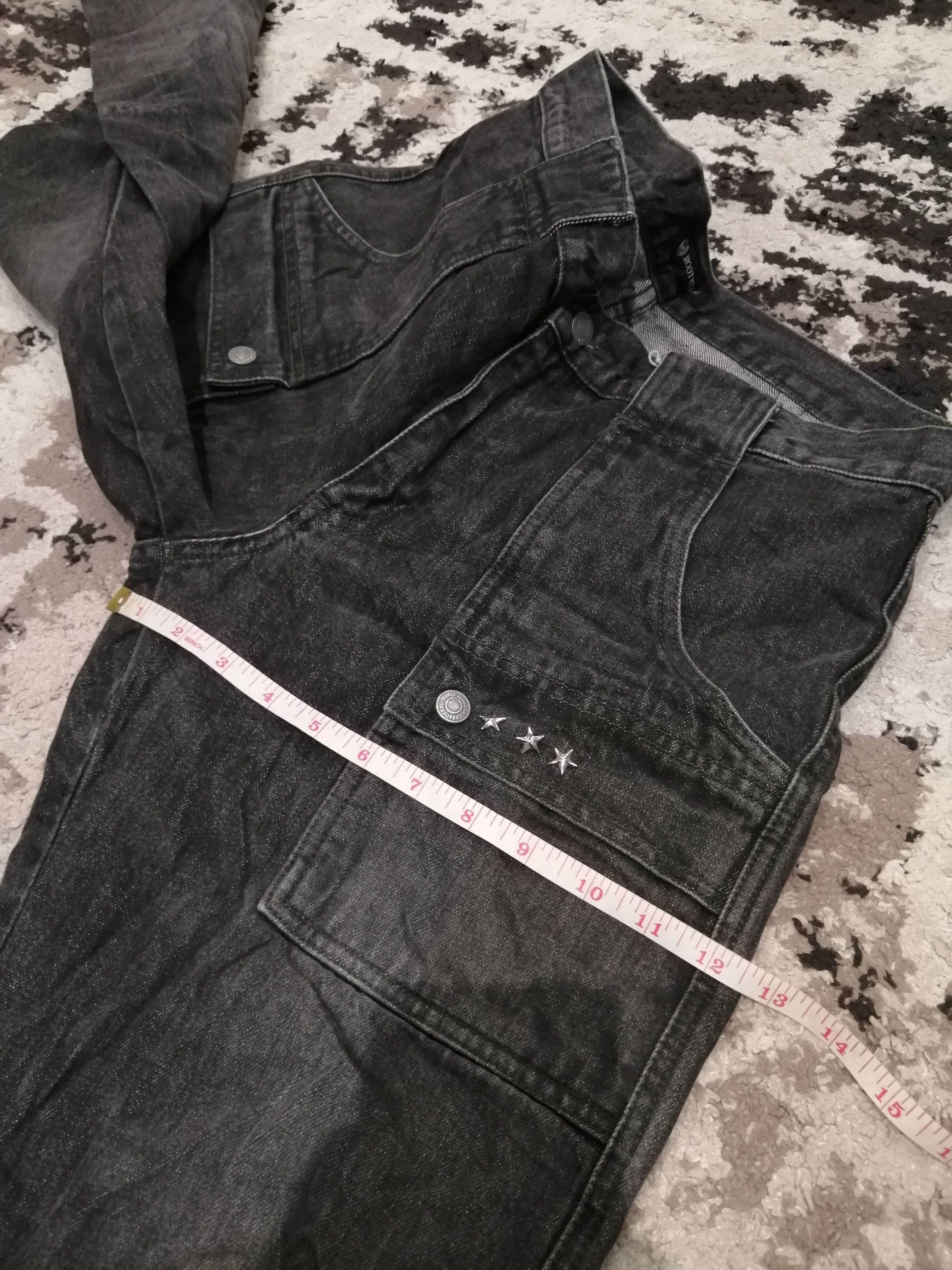 Japanese Brand Root Three Japan 6 Pocket Bushpants Jeans Size US 33 - 12 Thumbnail