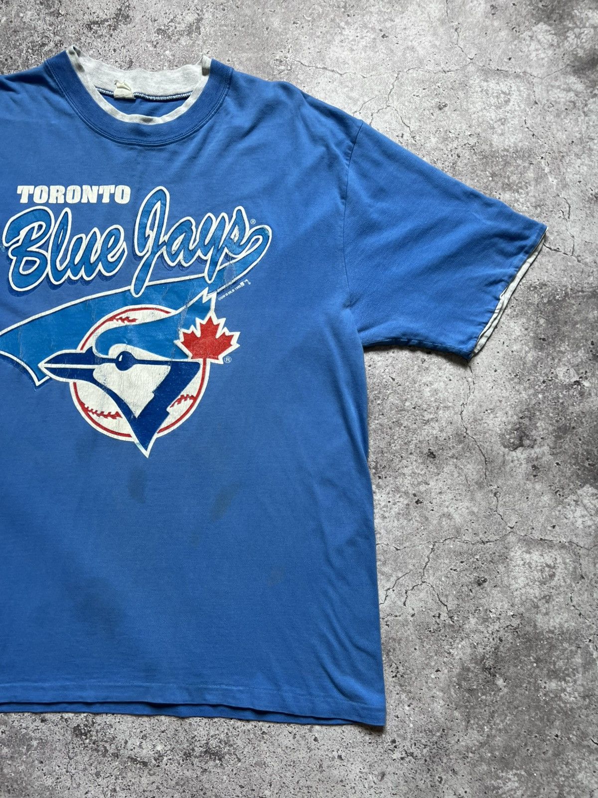 MLB Vintage 90s Toronto Blue Jays MLB Baseball Tee Shirt Size US XL / EU 56 / 4 - 3 Thumbnail
