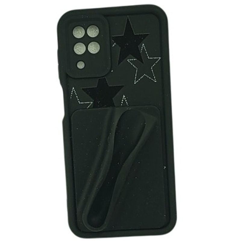 Other Samsung Galaxy A12 Black Star Phone Case w/ Lip Gloss Holder Size ONE SIZE - 1 Thumbnail