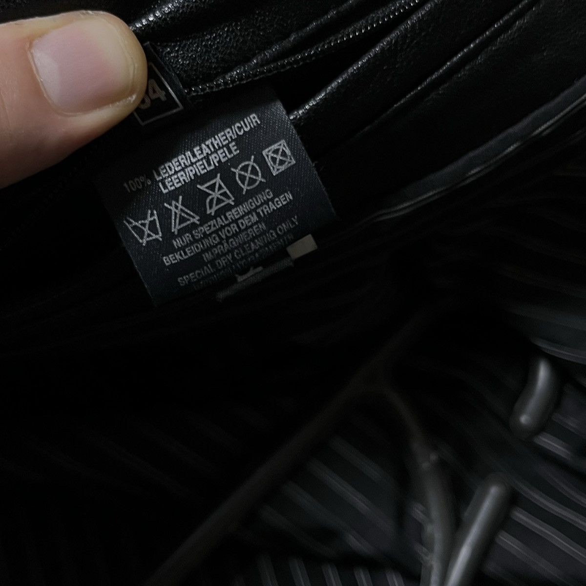 Karl Lagerfeld Karl Lagerfeld Leather jacket Size US L / EU 52-54 / 3 - 15 Thumbnail