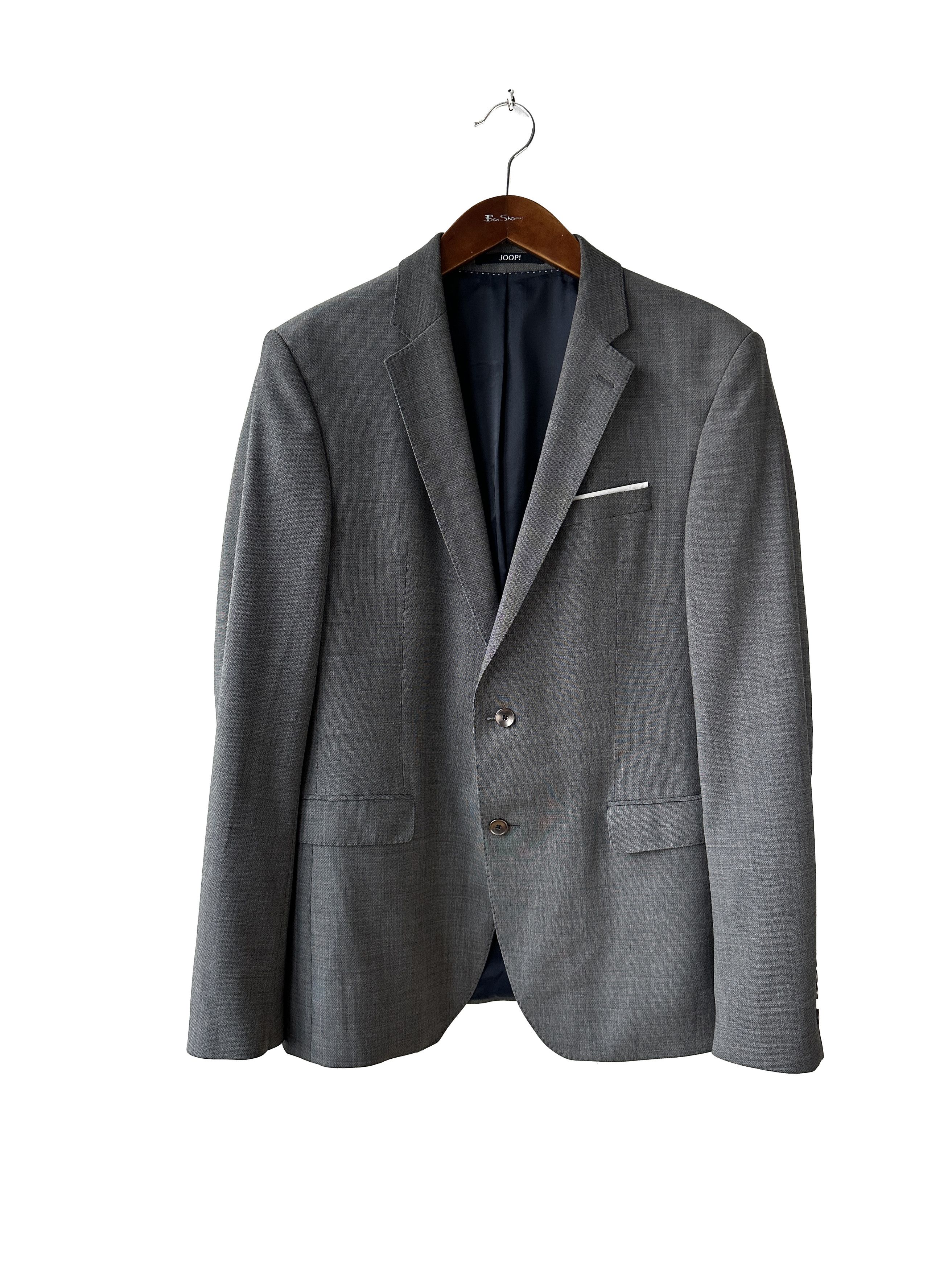 Joop! JOOP! grey wool blazer Size 52S - 1 Thumbnail