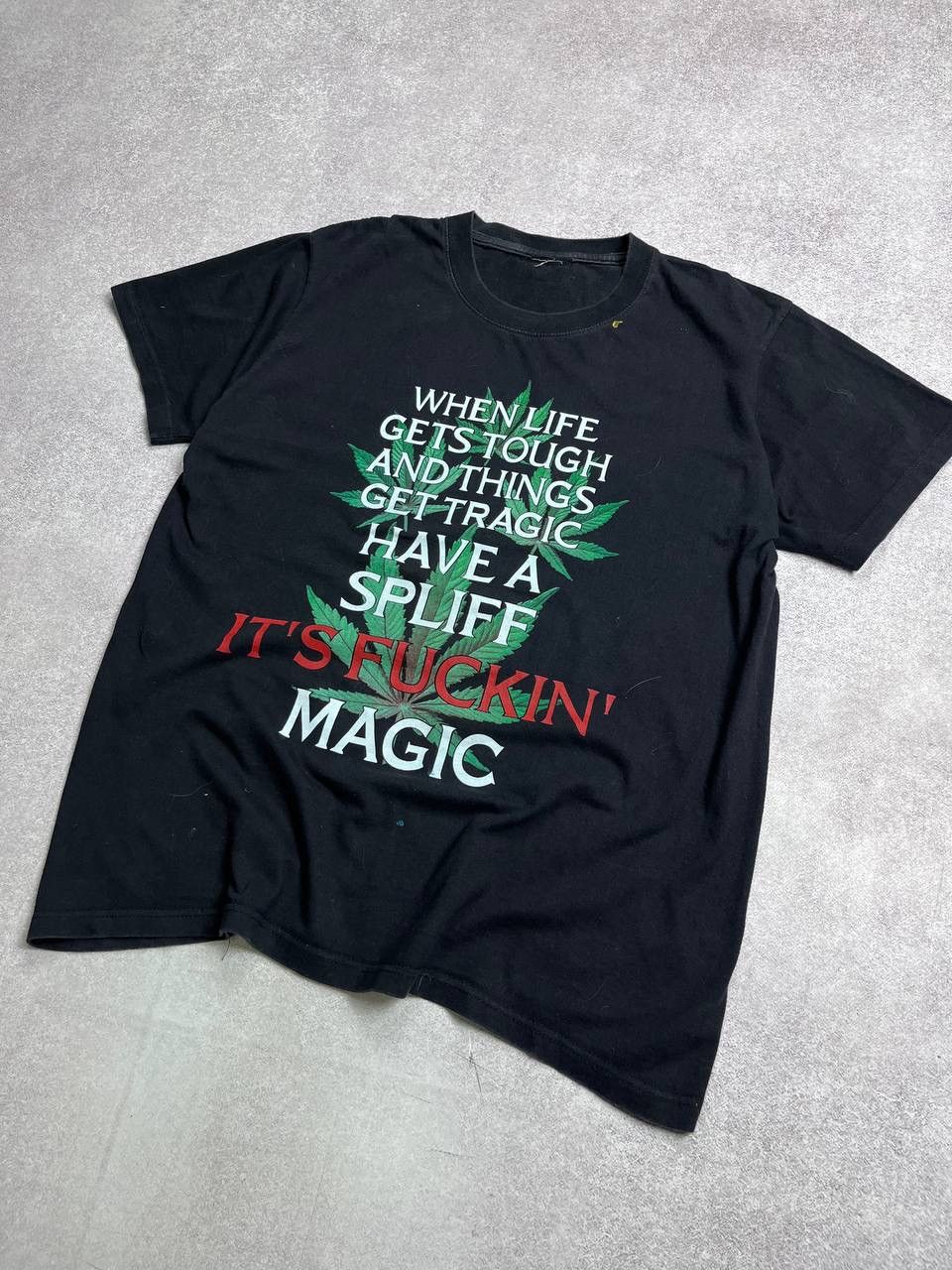Vintage Vintage Have A Splif Humour Boxy T-shirt L Size US L / EU 52-54 / 3 - 2 Thumbnail