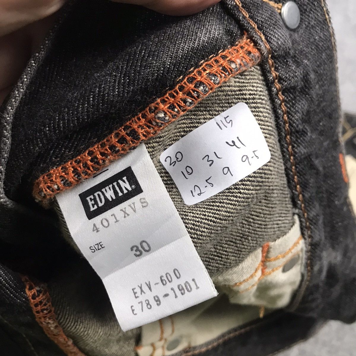 If Six Was Nine × Japanese Brand × Le Grande Bleu (L.G.B.) FLARE EDWIN JAPAN BLACK FADED DENIM BOOT CUT PANTS Size US 30 / EU 46 - 14 Thumbnail
