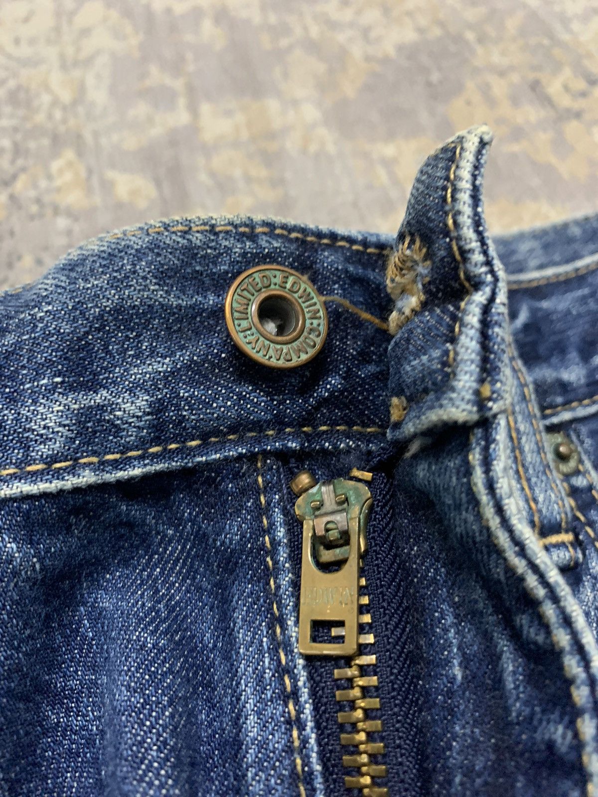 Japanese Brand Edwin Distressed Denim Jeans Japanese Archive Size US 28 / EU 44 - 7 Thumbnail