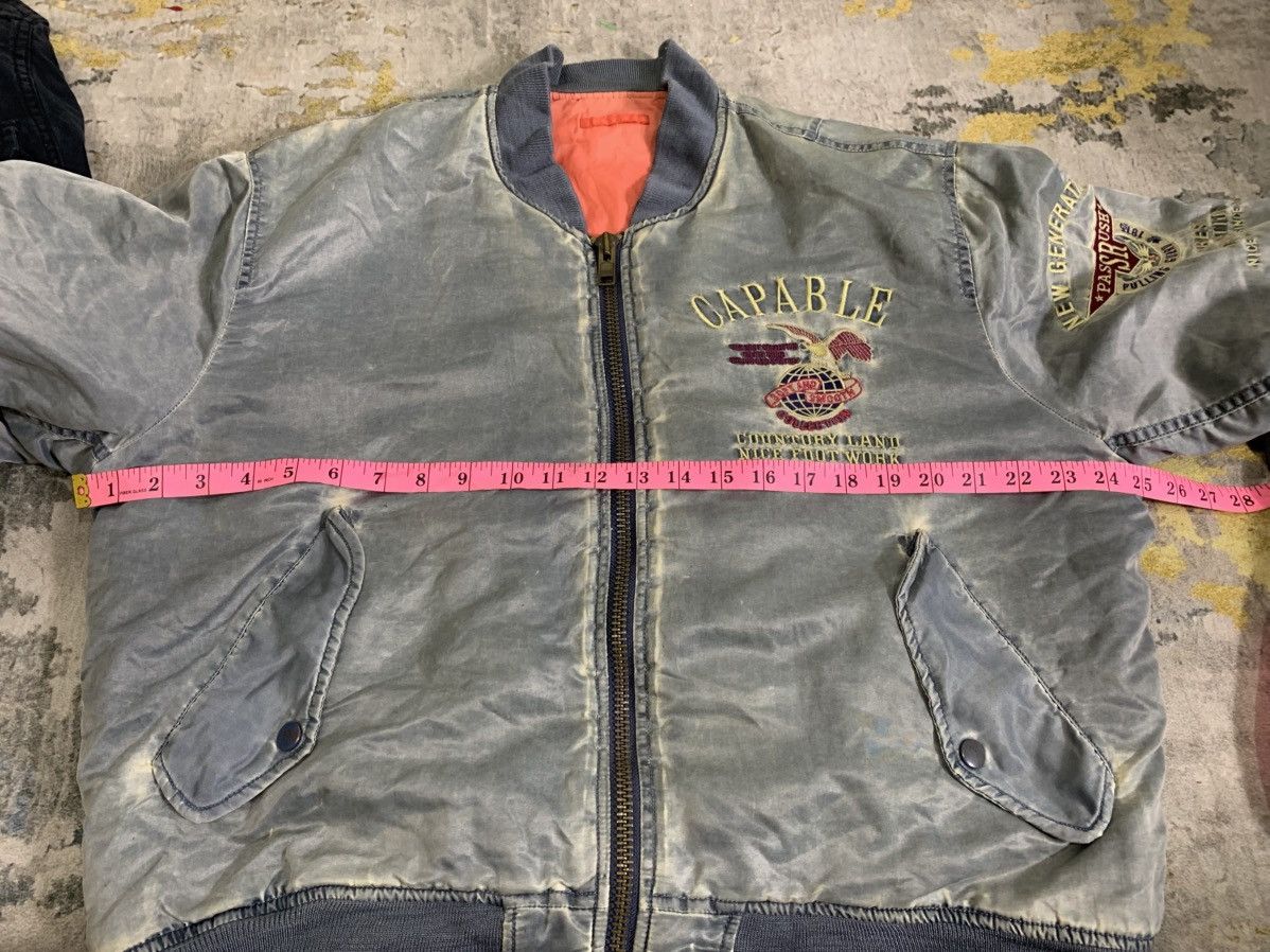 Vintage Vintage Unbrand flight jacket embroidered Logo Size US L / EU 52-54 / 3 - 7 Thumbnail