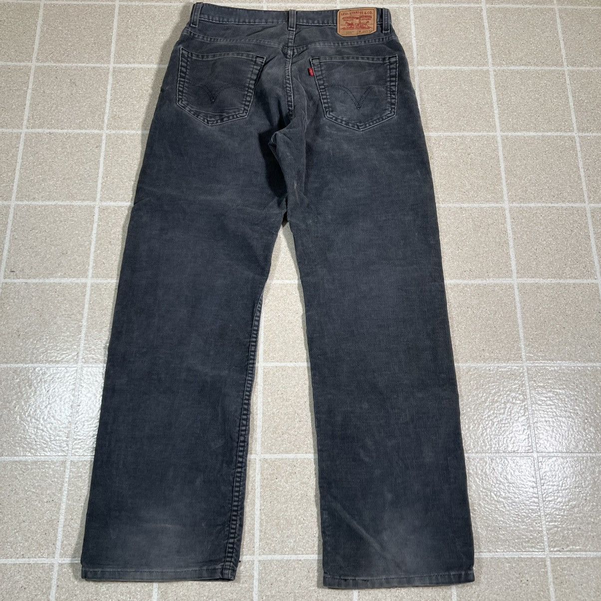 Levi's Levi’s 559 Corduroy Pants 33xx32 Gray Relaxed Straight Y2K Size US 33 - 1 Thumbnail