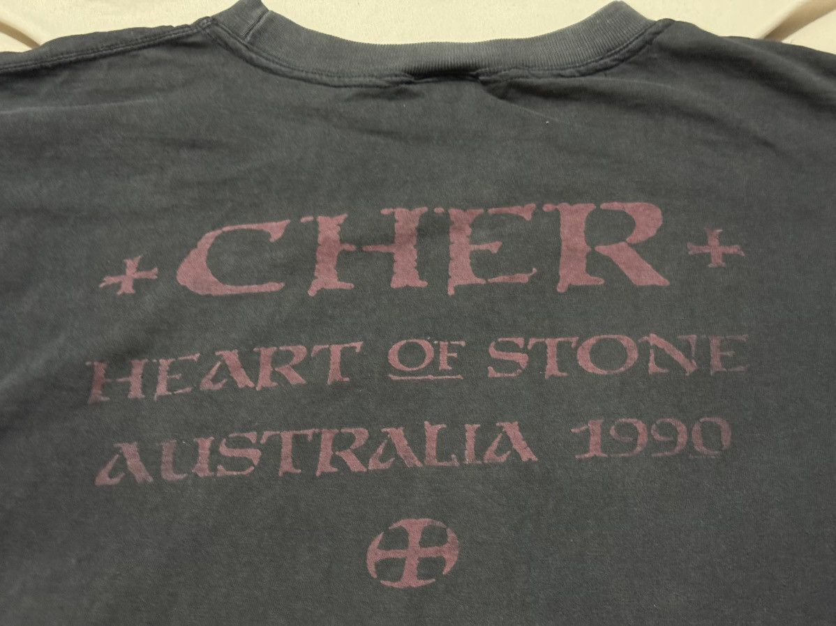 Vintage Vintage 90s Cher Heart of Stone Tour T Shirt Size US L / EU 52-54 / 3 - 9 Thumbnail