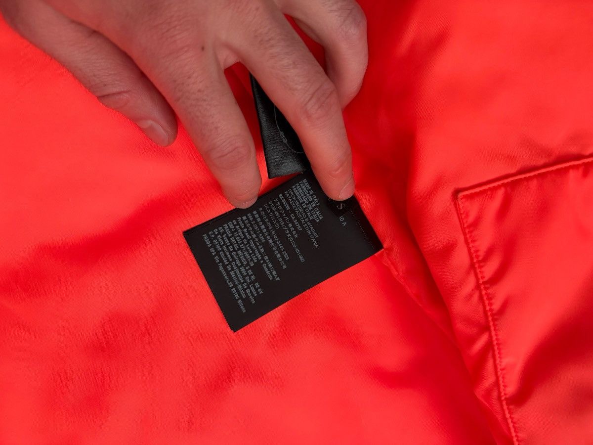 Prada Lines Rossa Fluorescent Tangerine Insulated Parka Size US S / EU 44-46 / 1 - 10 Thumbnail