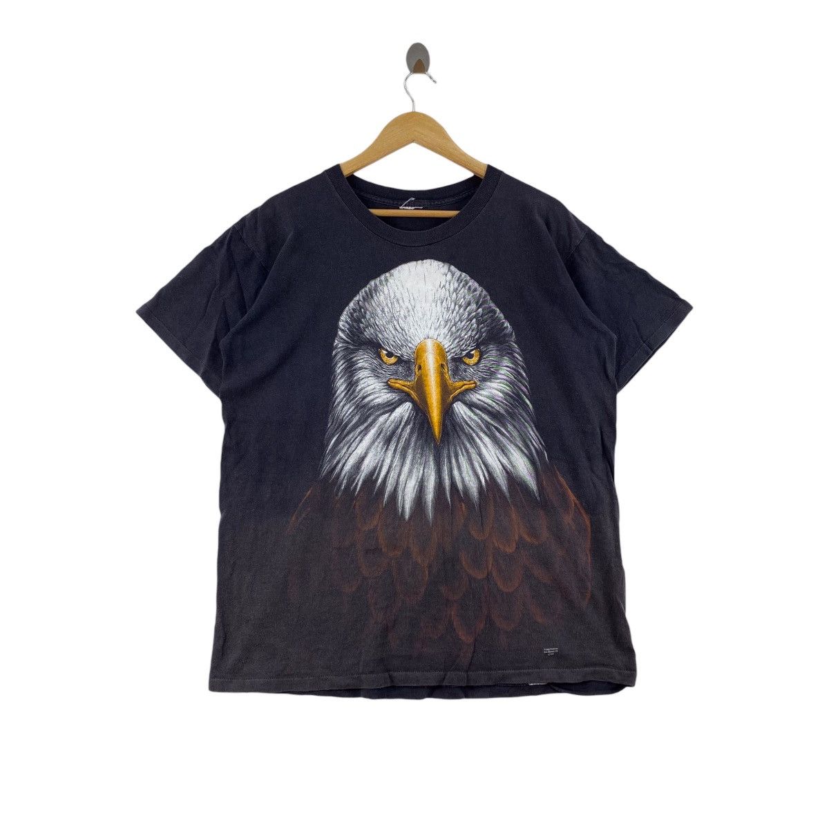 Vintage 1993 AMERICAN BALD EAGLE San Marcos Tee Shirt Top