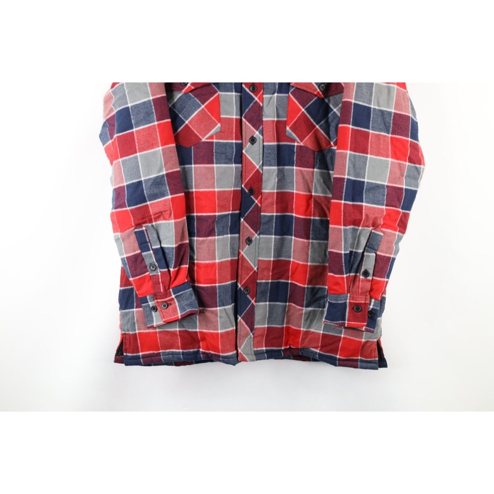 Vintage NOS Vintage 90s Streetwear Baggy Flannel Shirt Jacket Size US M / EU 48-50 / 2 - 3 Thumbnail