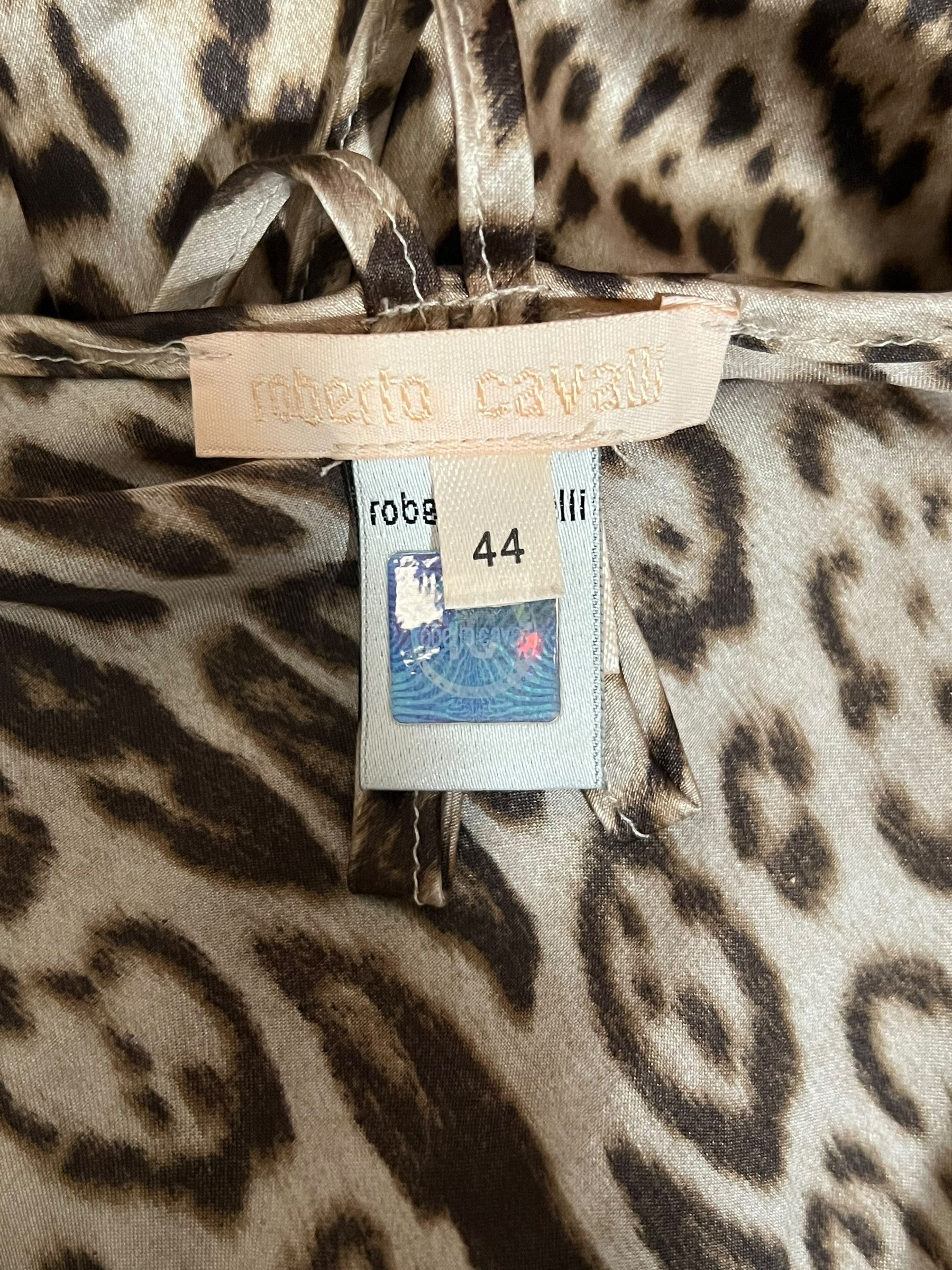 Roberto Cavalli Roberto Cavalli F/W 2000 Leopard Print Gown with Train Size L / US 10 / IT 46 - 9 Thumbnail