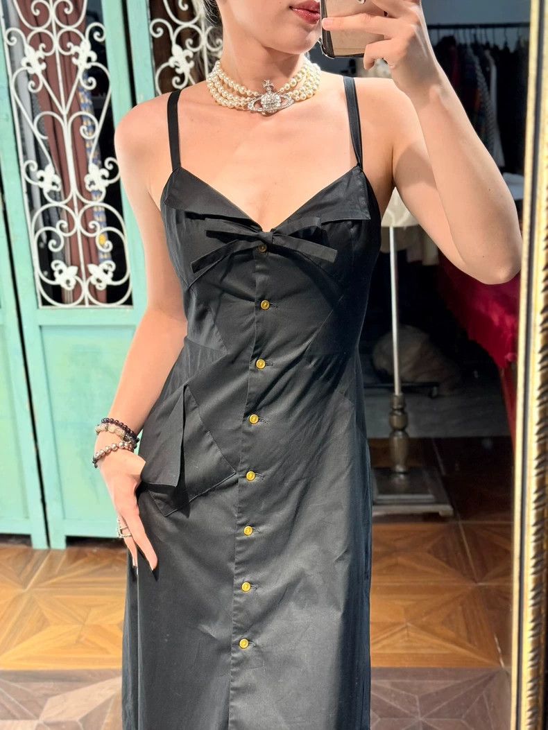 Vivienne Westwood Vivienne Westwood Mid-century dress with folded collar and Size S / US 4 / IT 40 - 5 Thumbnail