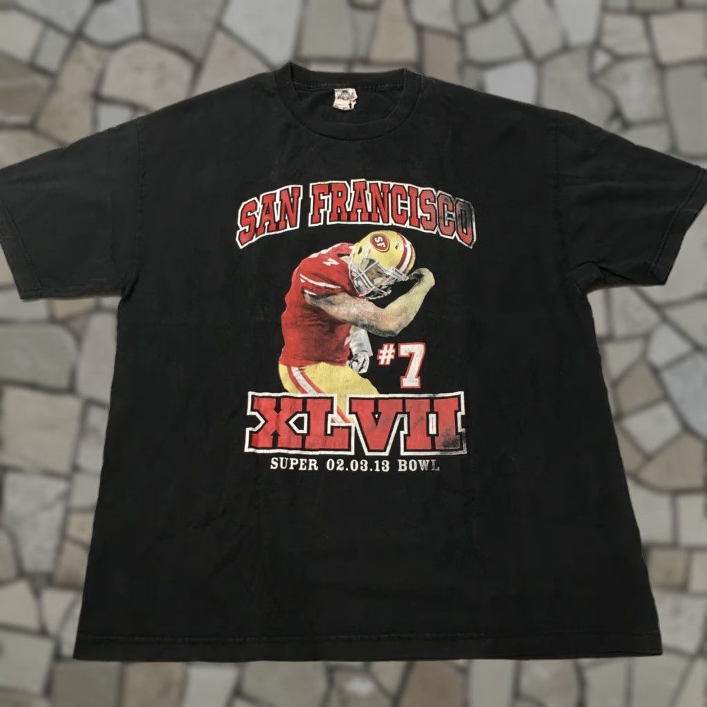 NFL VINTAGE San Francisco 49ers #7 steve young NFL Custom Graphic T-Shirt XL Black Nike Shirt Mens XL Size US XL / EU 56 / 4 - 1 Thumbnail