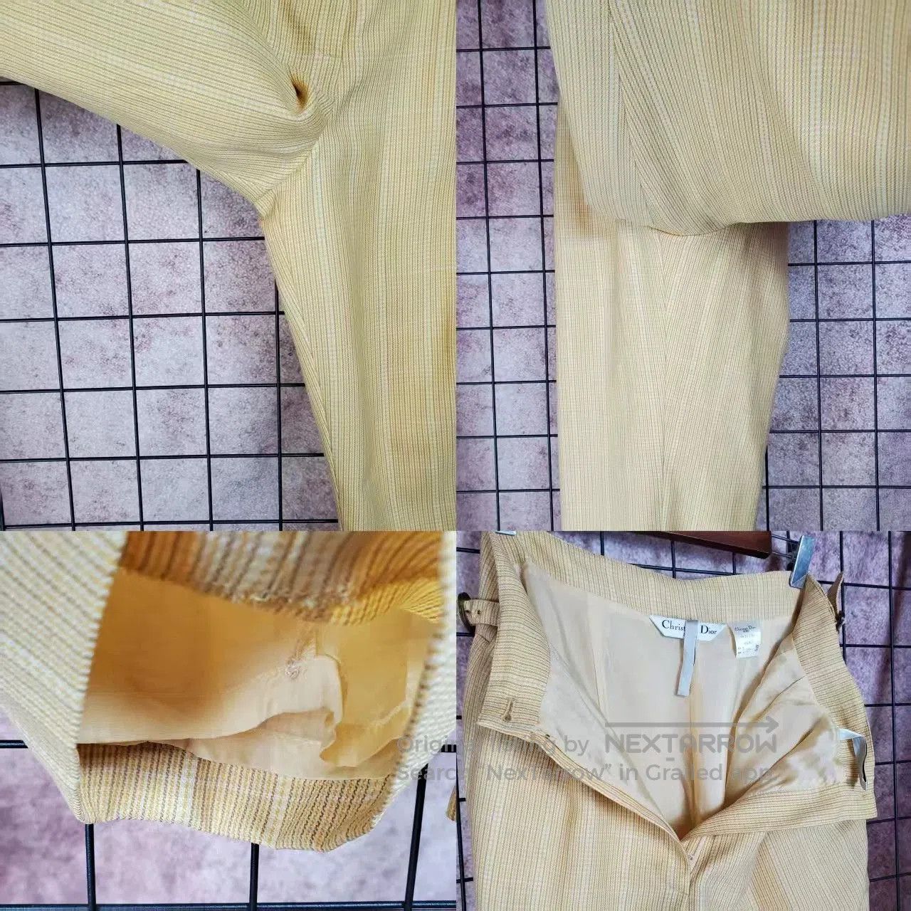 Dior dior high waist wool pants with side ties. Size US 34 / EU 50 - 7 Thumbnail