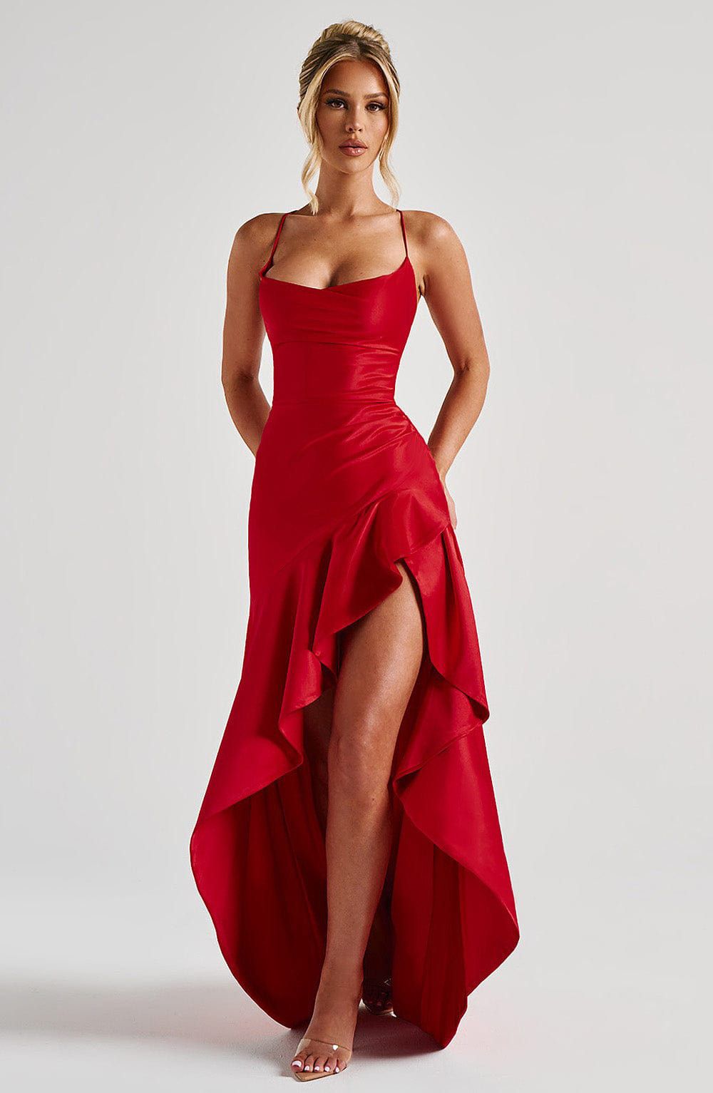 Other Women's Backless Ruffles Fashion Party Maxi Dresses Clothing Size S / US 4 / IT 40 - 5 Thumbnail