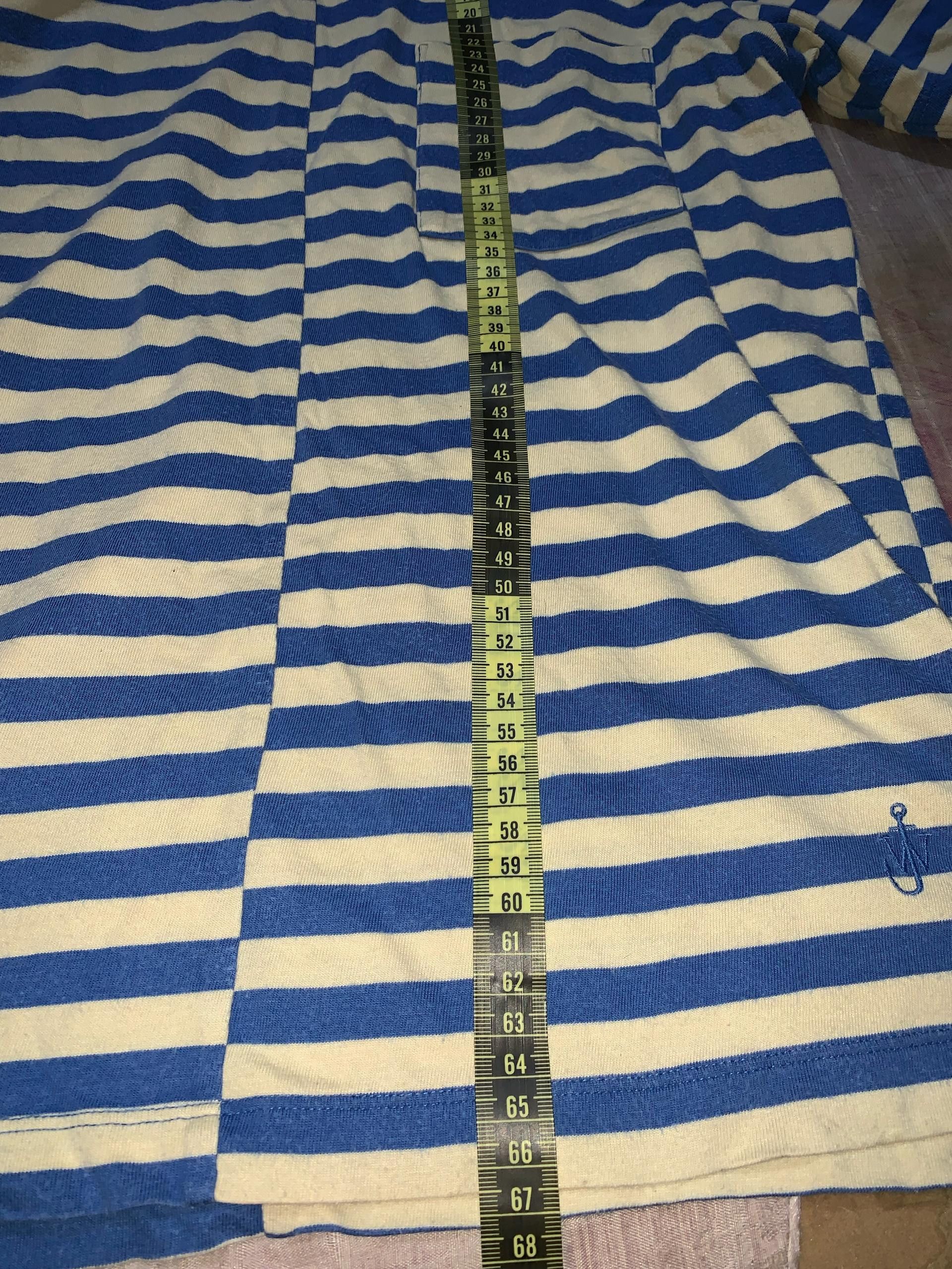 Vintage E3-13 J.W. Anderson x Uniqlo Split Striped T-shirt Size US M / EU 48-50 / 2 - 3 Thumbnail