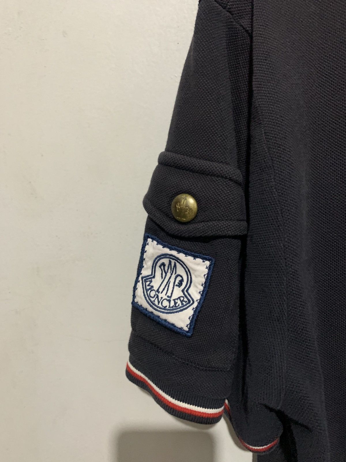 Moncler Gamme Bleu Moncler Polo Shirt Gamma Bloo Pocket Karati Size M Original Size US M / EU 48-50 / 2 - 6 Thumbnail