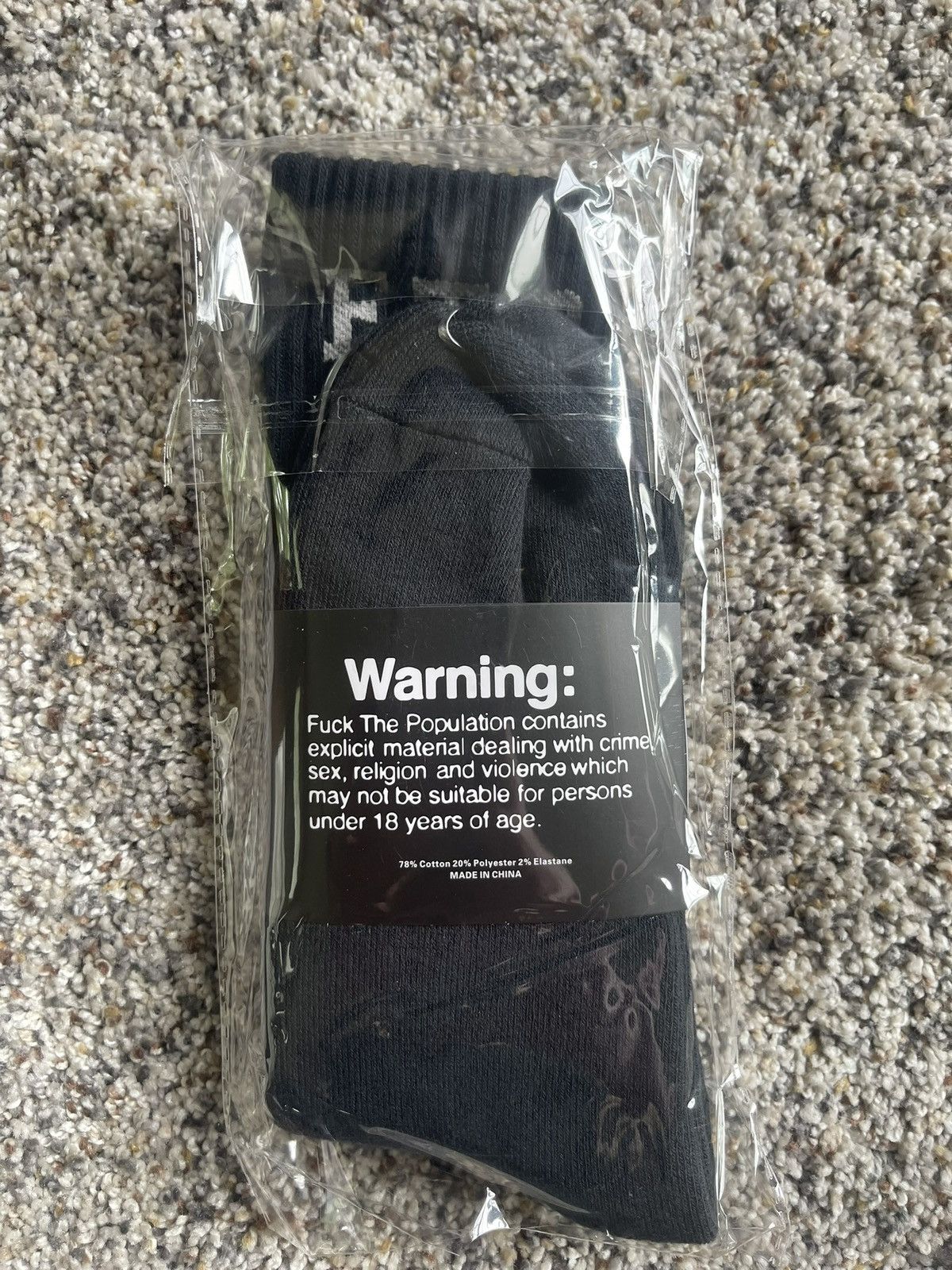 G59 Records FTP Bear Socks (Black) Ftp x G59 x $uicideboy$ Size ONE SIZE - 3 Thumbnail