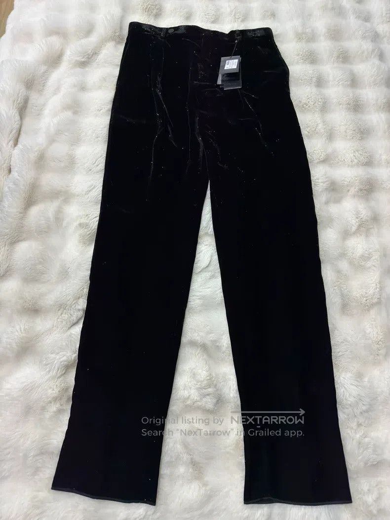 Saint Laurent Paris Saint Laurent Paris Starry Galaxy Velvet Trousers Size US 30 / EU 46 - 1 Thumbnail
