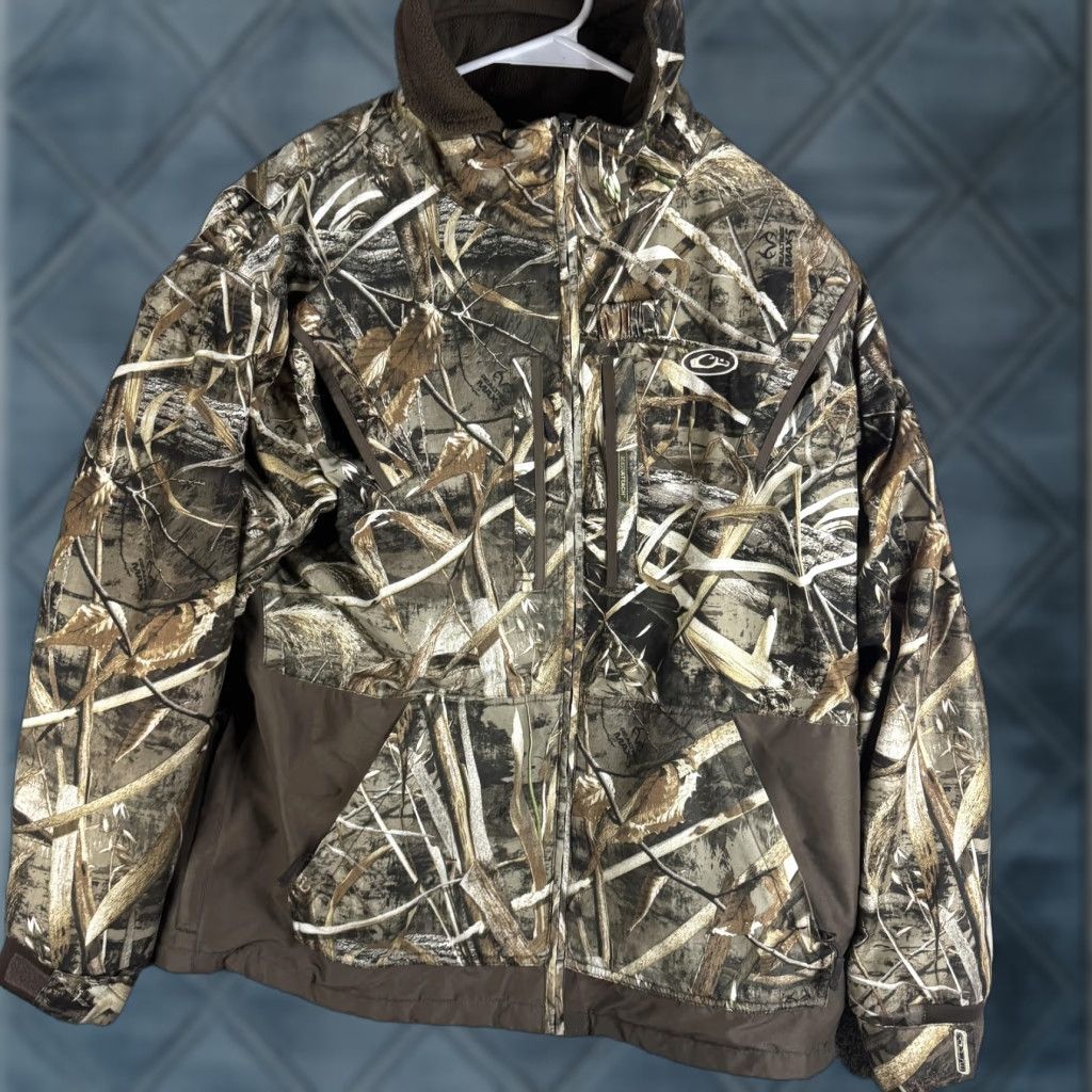 Vintage Drake Jacket Mens Medium Brown Camo Realtree Softshell Hunting Parka Size US M / EU 48-50 / 2 - 1 Thumbnail