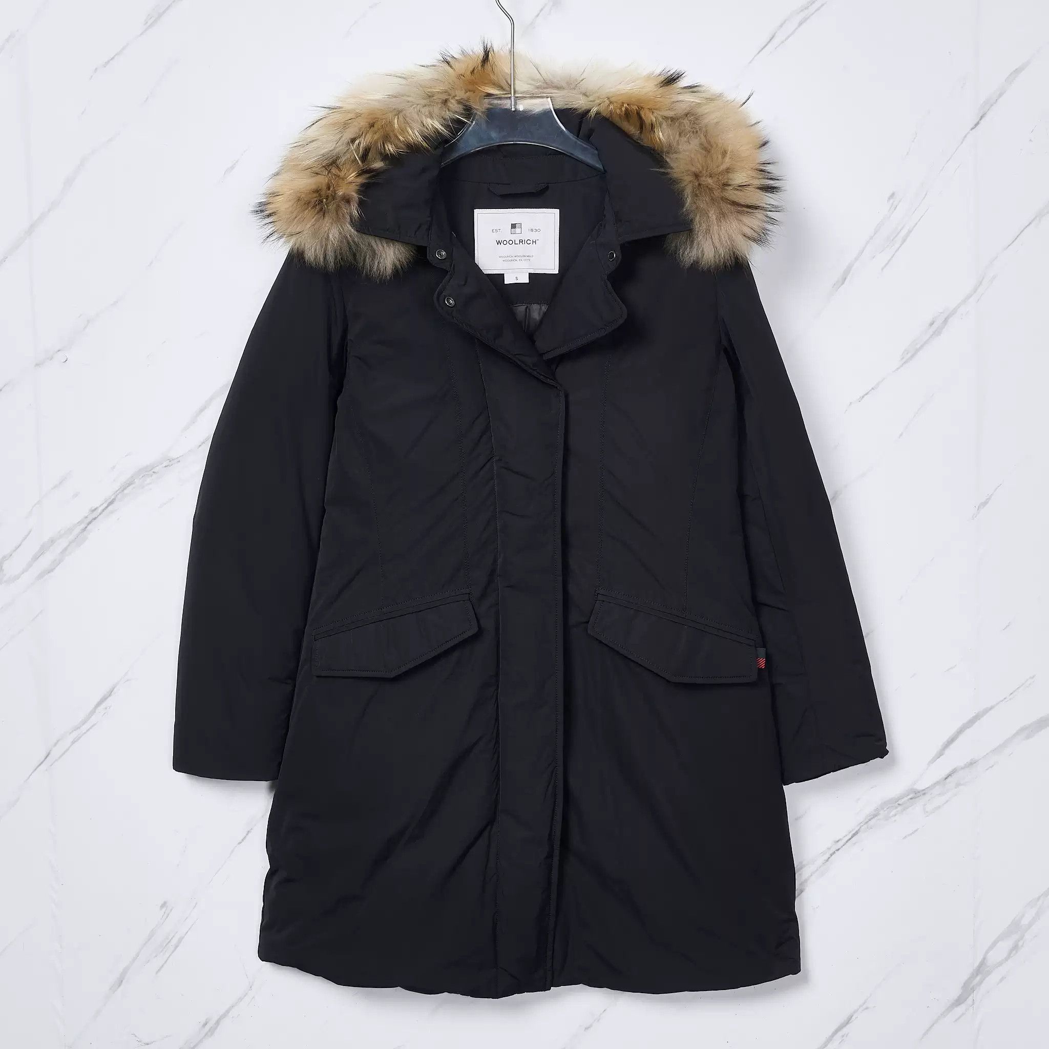 Woolrich Woolen Mills Woolrich Women's Logo Parka Down Jacket Size M / US 6-8 / IT 42-44 - 1 Thumbnail