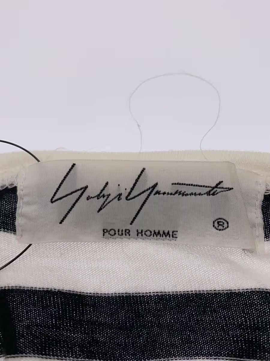 Yohji Yamamoto Striped Back Logo Tee Size US M / EU 48-50 / 2 - 4 Thumbnail