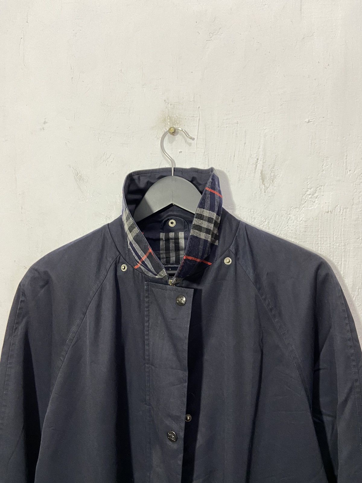 Burberry Vintage 90s Burberrys Trench Coat Parka Jacket Size US L / EU 52-54 / 3 - 15 Thumbnail