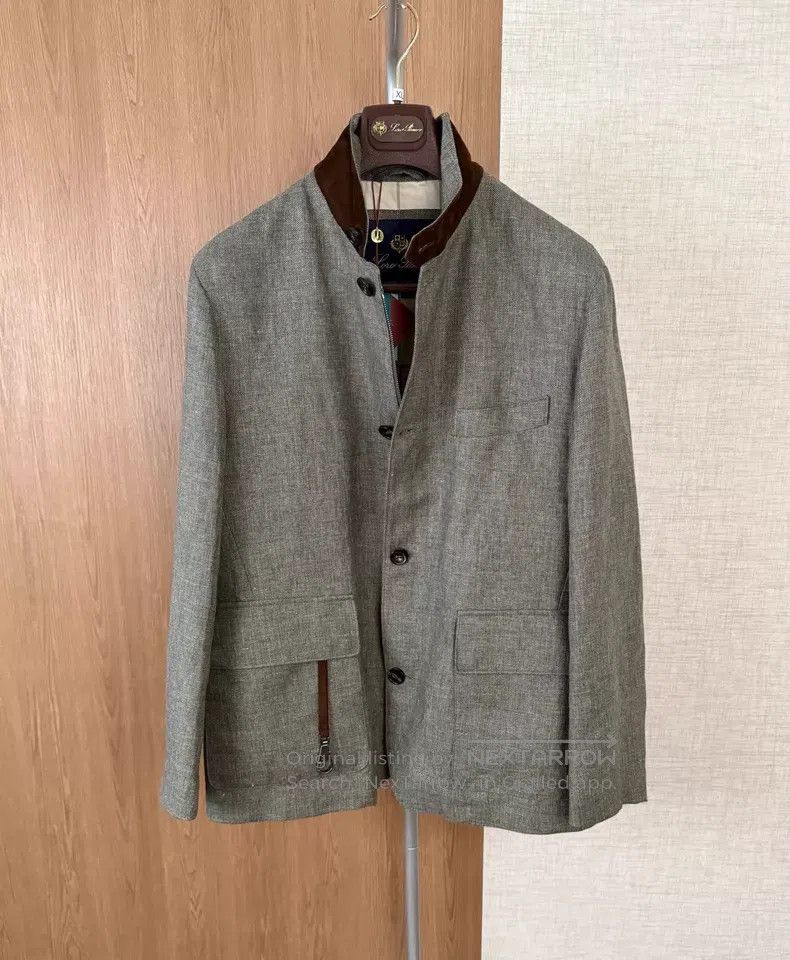 Loro Piana Loro Piana Roadster Series Linen Jacket Size US M / EU 48-50 / 2 - 1 Thumbnail