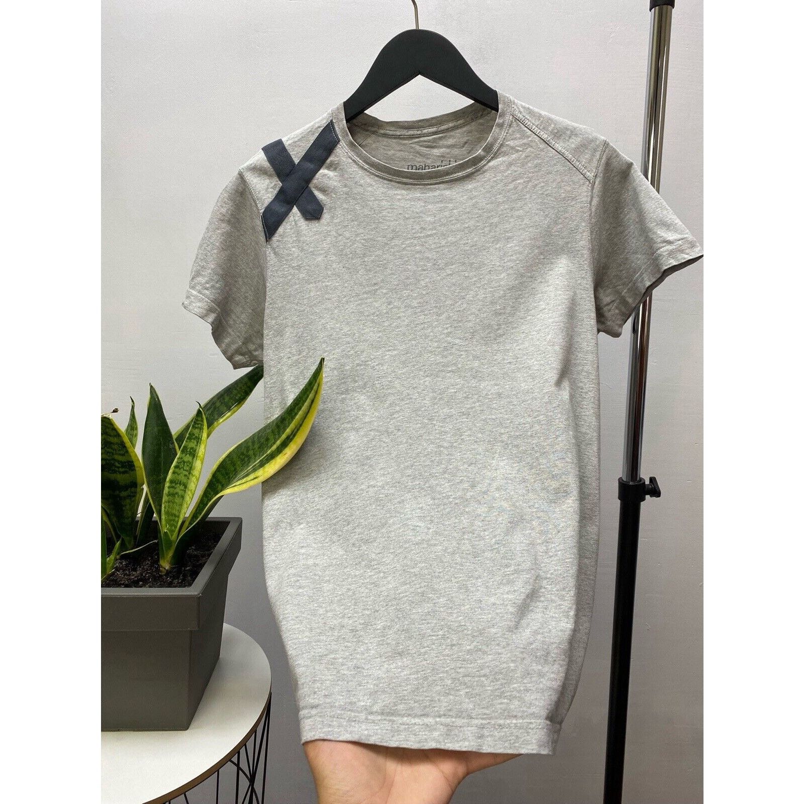 Maharishi Maharishi Hardy Bleacman Artwork T Shirt Size M Grey Men Size US M / EU 48-50 / 2 - 9 Thumbnail