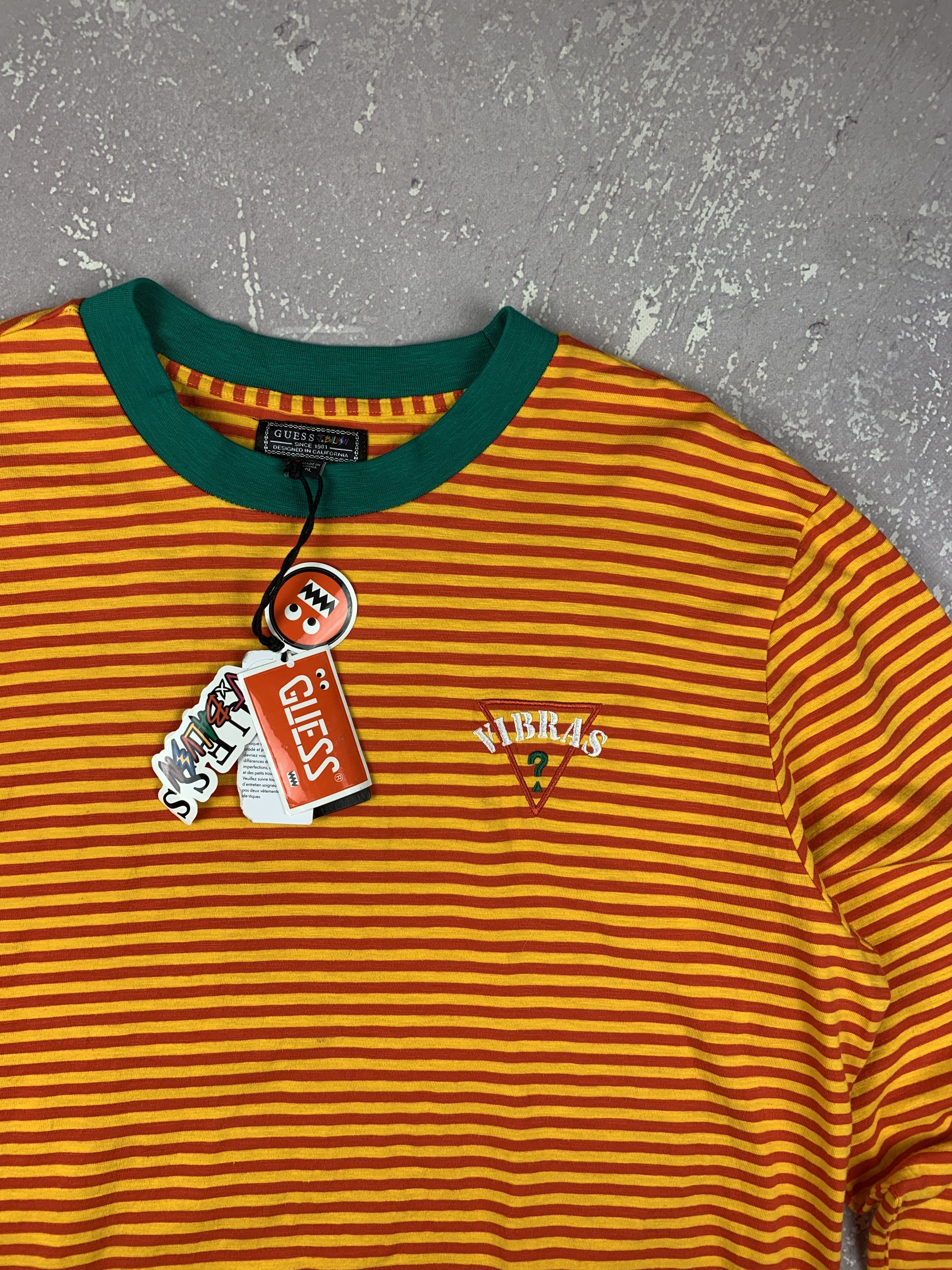 Guess × J Balvin GUESS x J Balvin Vibras Tour Striped Long Sleeve Shirt Size US XL / EU 56 / 4 - 3 Thumbnail