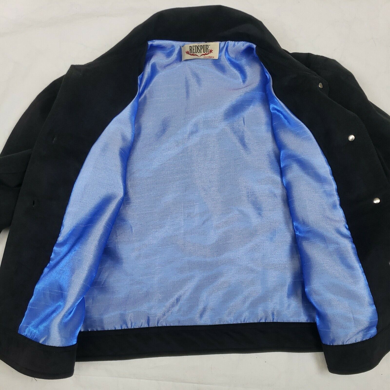Other Faux Suede Rhinestone Western Jacket Womens M Black Trucker Size M / US 6-8 / IT 42-44 - 7 Thumbnail