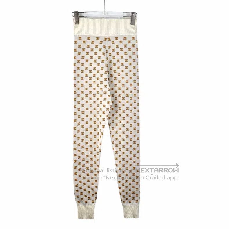 Hermes Hermes Colorblock Diamond Pattern Silk Knit Underwear Pant Size 42" / US 20 - 1 Thumbnail