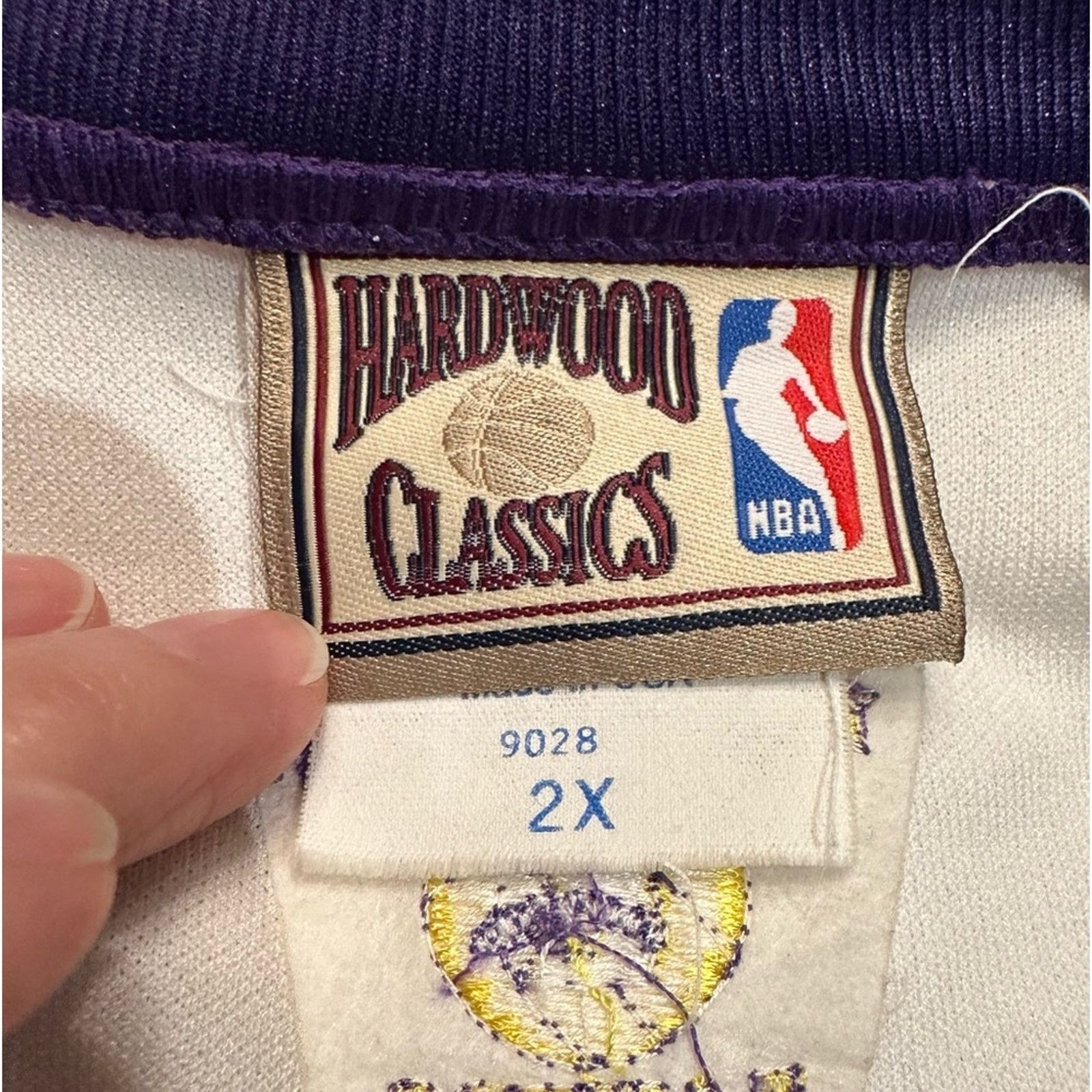 【NBA】Hardwood Classics LA LAKERS Vintage VINTAGE HARDWOOD CLASSICS NBA LAKERS 24 BRYANT JERSEY SIZE