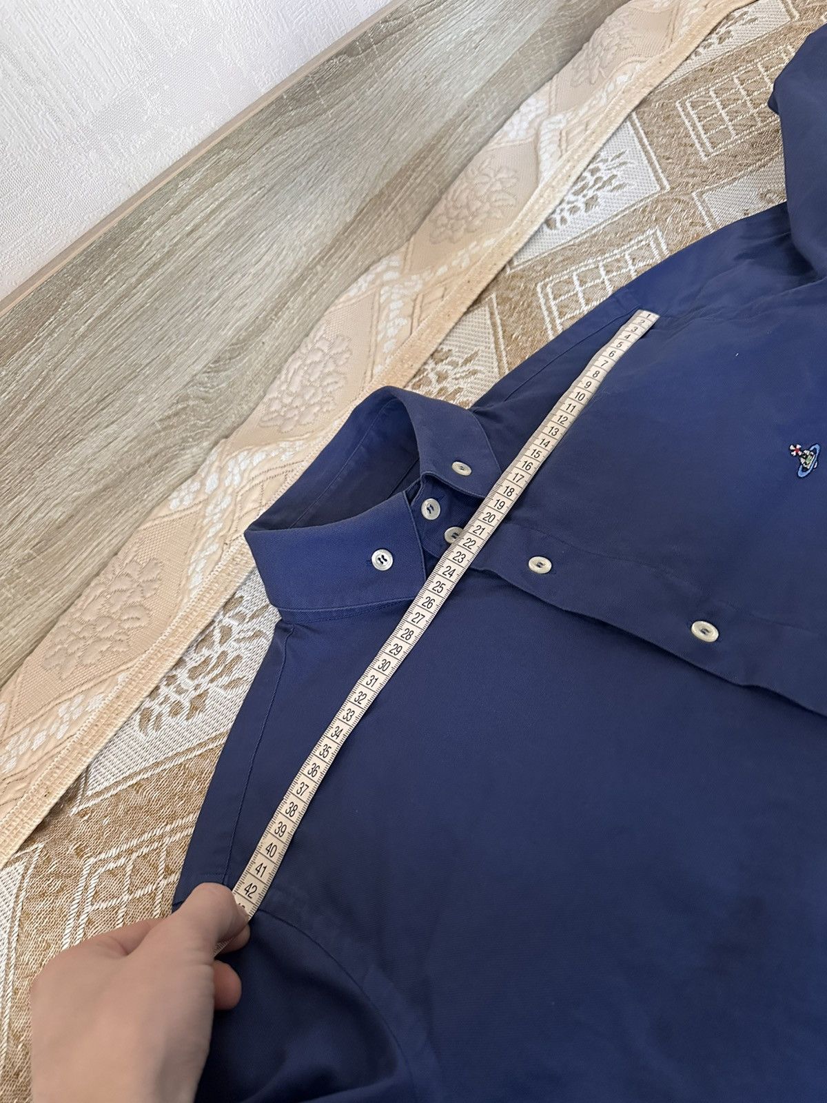 Vivienne Westwood 🔥 Vivienne Westwood Orb Logo Long Sleeve Shirt Button Up Size US L / EU 52-54 / 3 - 11 Thumbnail