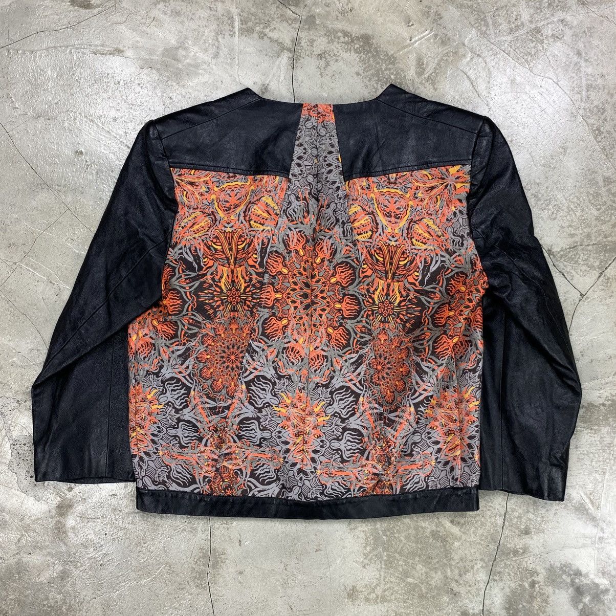 Helmut Lang Medallion Jacquard Lambskin Leather Jacket Size S / US 4 / IT 40 - 8 Thumbnail