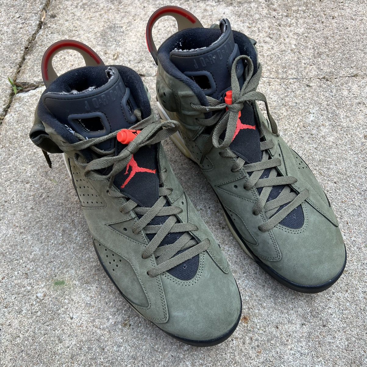 travis scott jordan 6 size 12