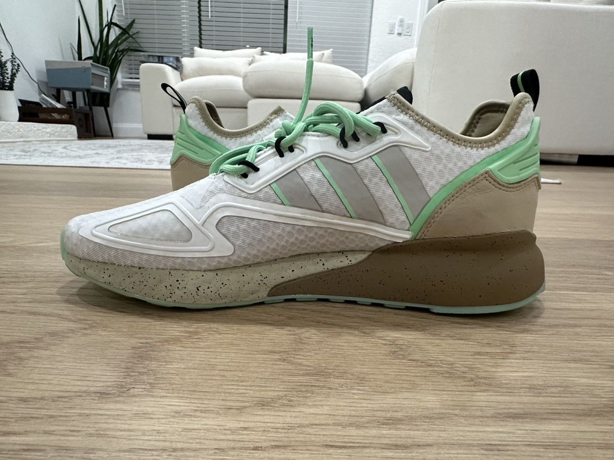 Adidas Adidas Boost ZX 2K Star Wars Mandalorian ‘Mudhorn’ Size US 10 / EU 43 - 4 Thumbnail